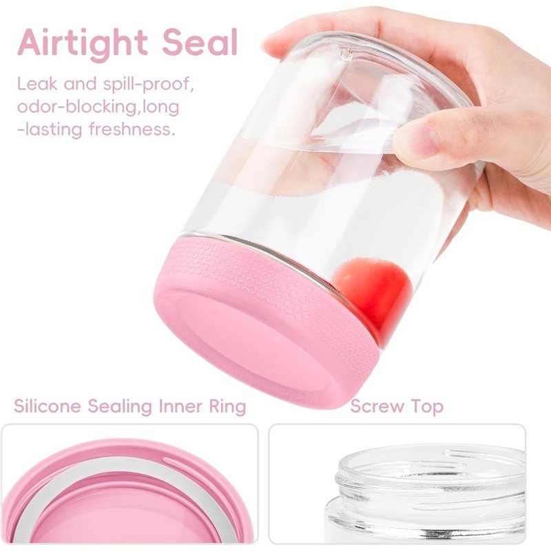 Stoples Kaca A26F Dengan Tutup - Meal Prep Glass ulasan dan harga
