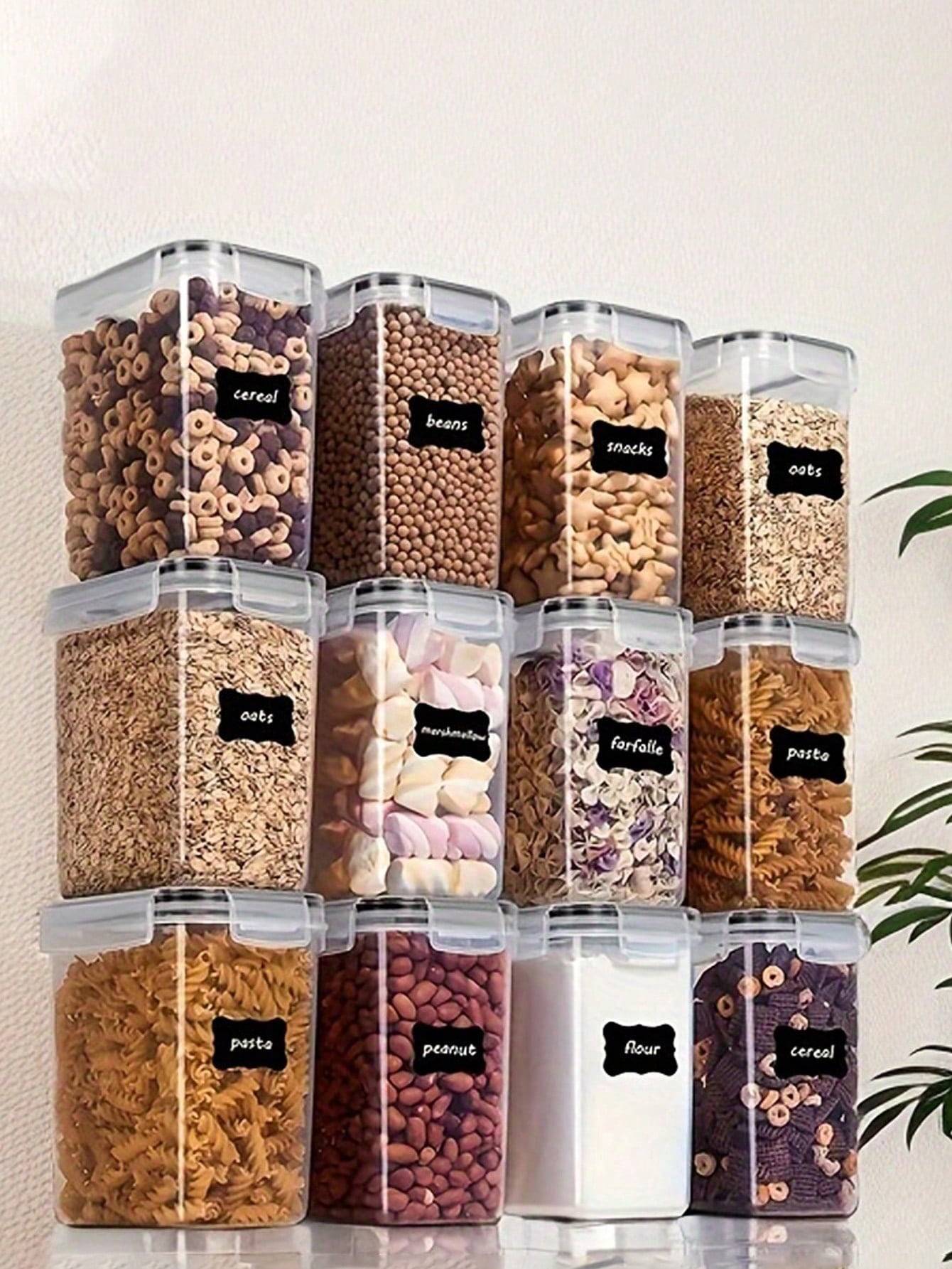 48 buah wadah penyimpanan maka - Meal Prep Glass ulasan dan harga