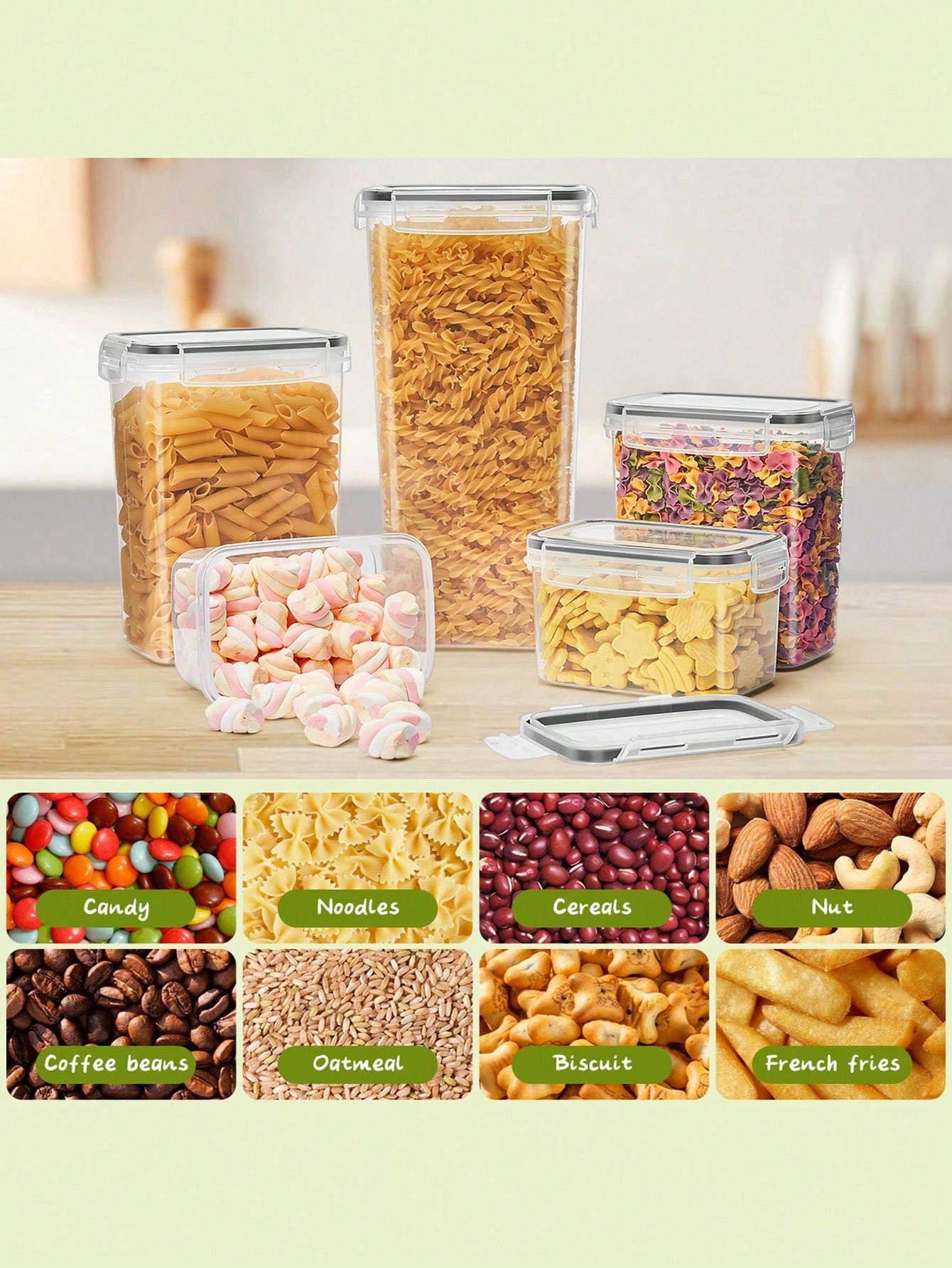 48 buah wadah penyimpanan maka - Meal Prep Glass ulasan dan harga