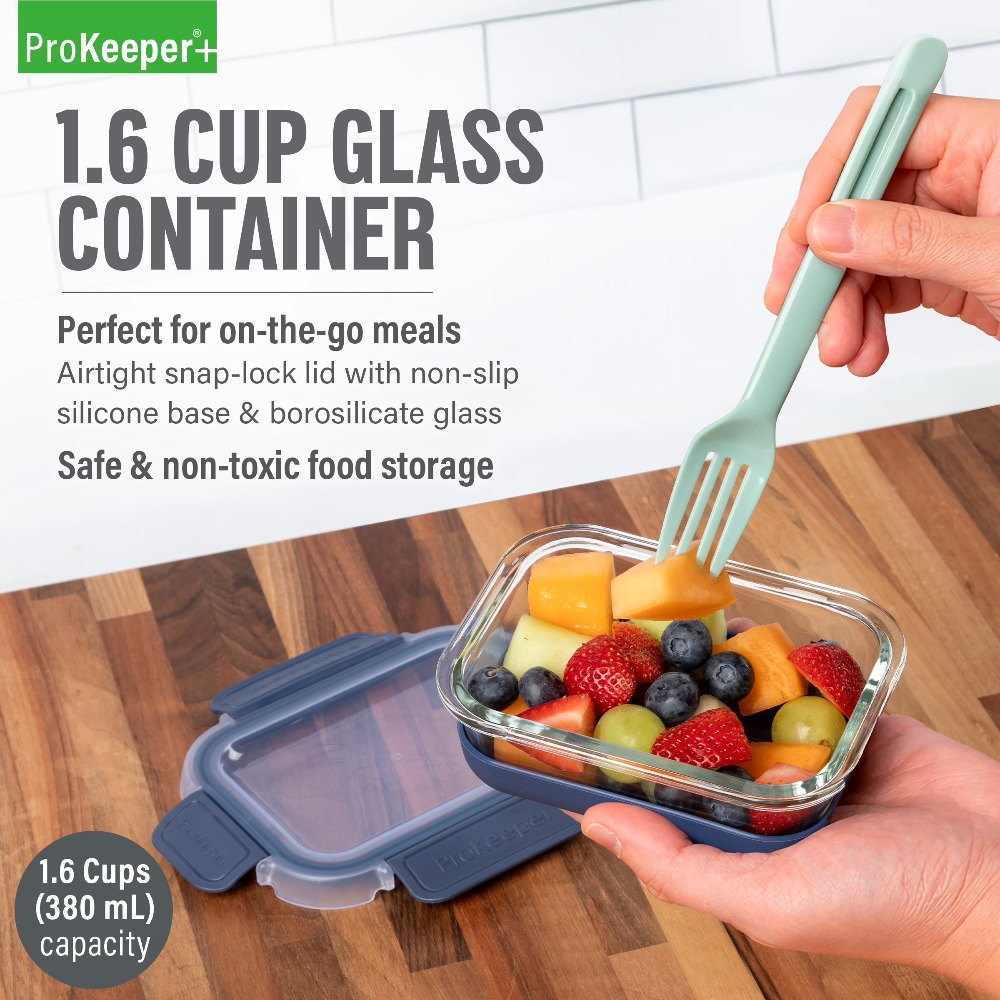 2 Paket Wadah Penyimpanan Maka - Meal Prep Glass ulasan dan harga