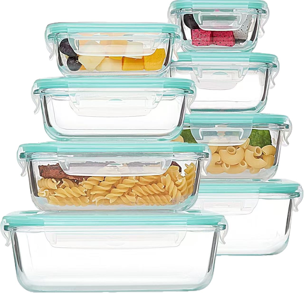 Set Makan Siang & Wadah Penyim - Meal Prep Glass ulasan dan harga