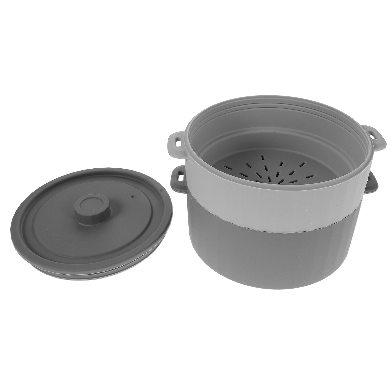 Panci Pengukus Silikon Microwa - Meal Prep Glass ulasan dan harga