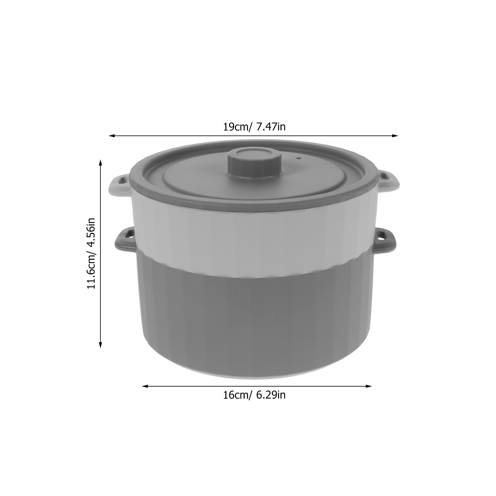 Panci Pengukus Silikon Microwa - Meal Prep Glass ulasan dan harga