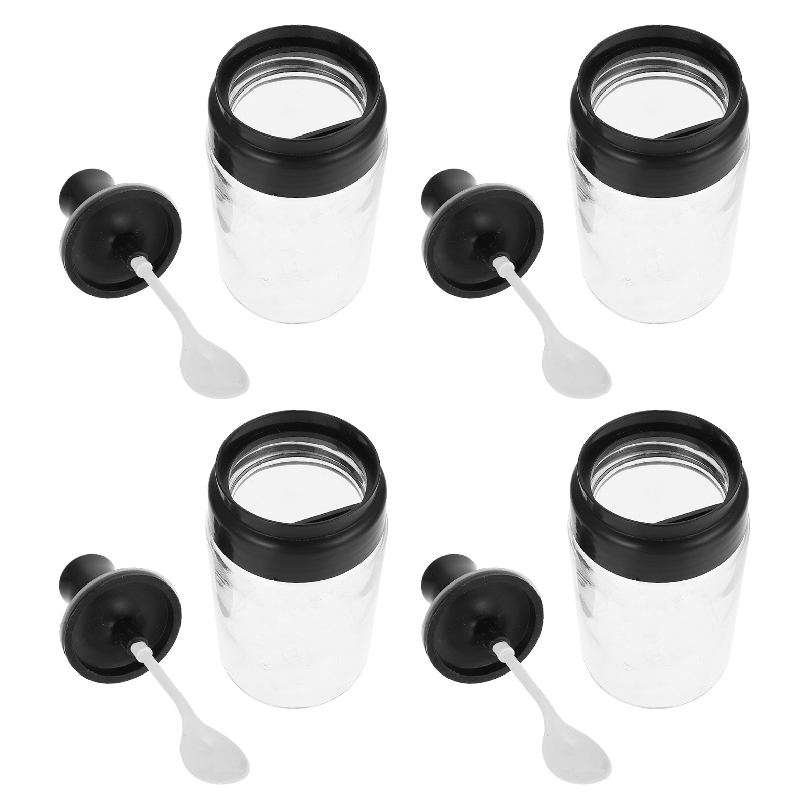 4 Buah Stoples Bumbu Kaca deng - Meal Prep Glass ulasan dan harga