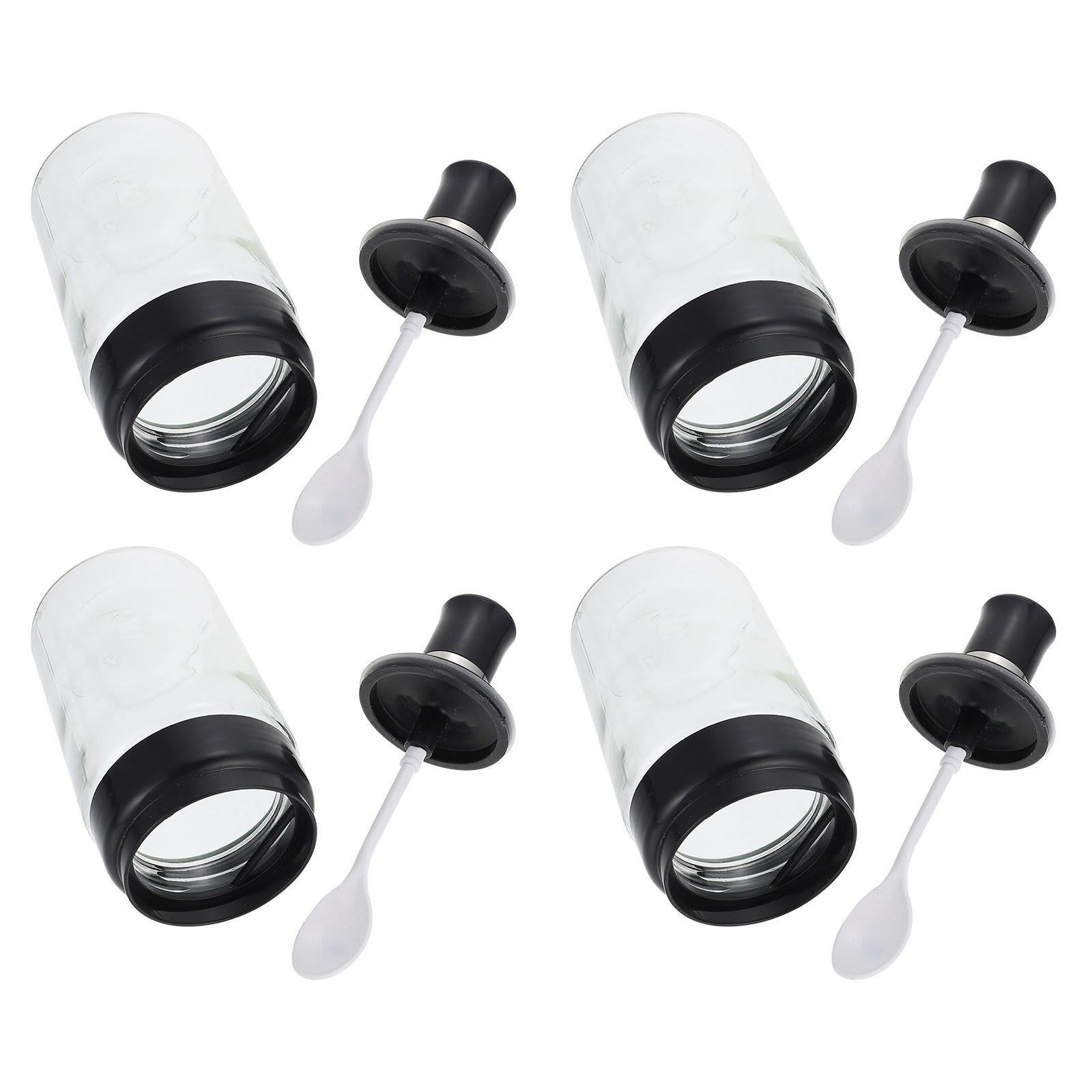 4 Buah Stoples Bumbu Kaca deng - Meal Prep Glass ulasan dan harga