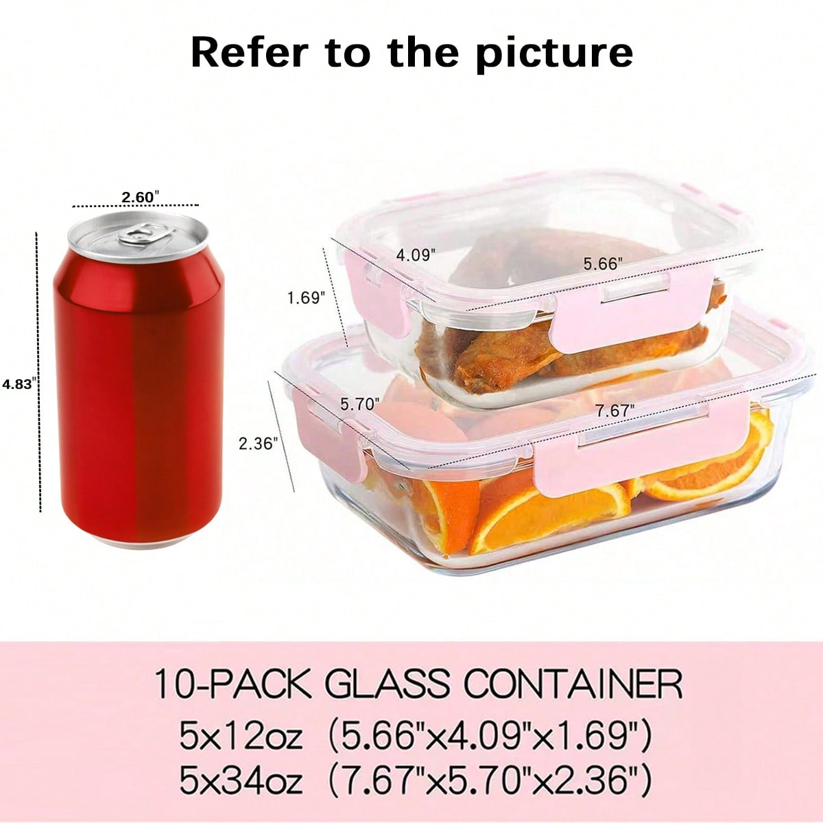 10 Paket Wadah Makanan Kaca Mo - Meal Prep Glass ulasan dan harga